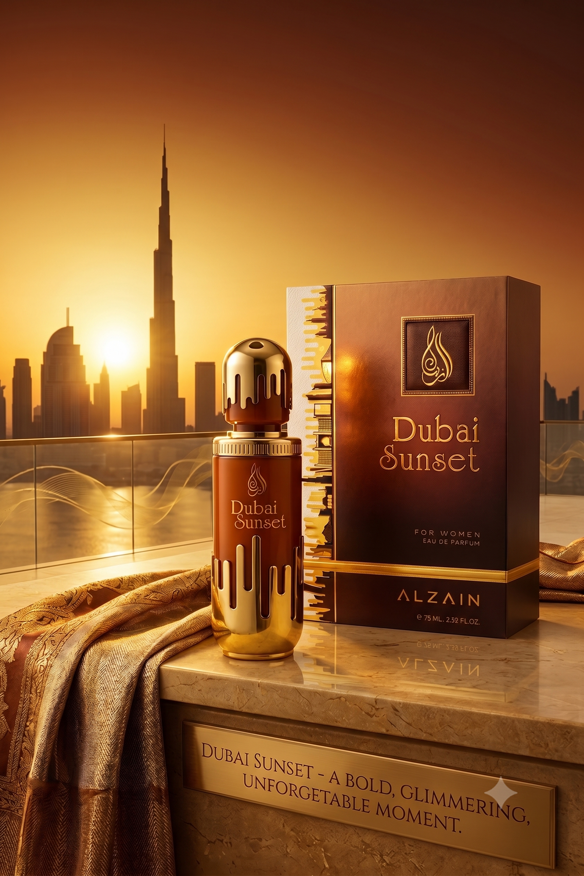 Al Zain Dubai Sunset Eau De Parfum 2.5FL.OZ | 75ML For Women